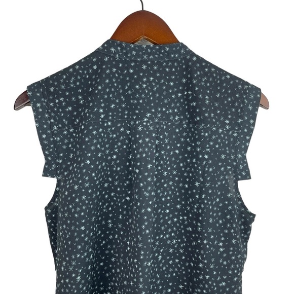 CAbi | Black Astral Star Print Tunic Blouse #3429 - Picture 5 of 8